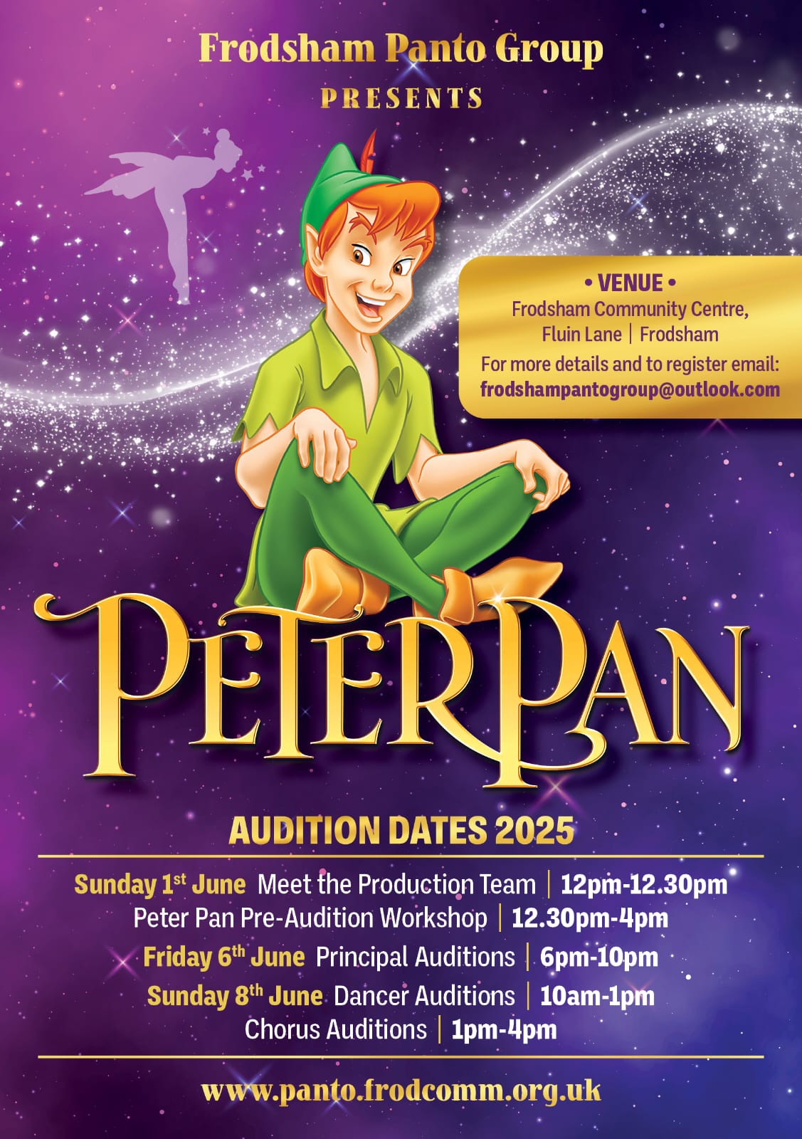 Peter Pan Auditions
